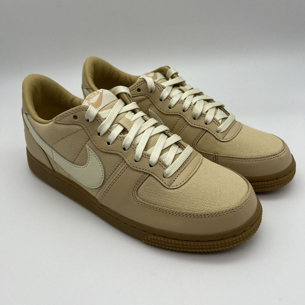 Nike Shoes Men Sz 7.5 Terminator Low PRM Beige Gum Sole Retro‎ Sneakers FZ3964